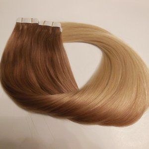 Tape Ins Hair Extensions 100g Color #16/613 40pcs Ash B./Bleach Blonde